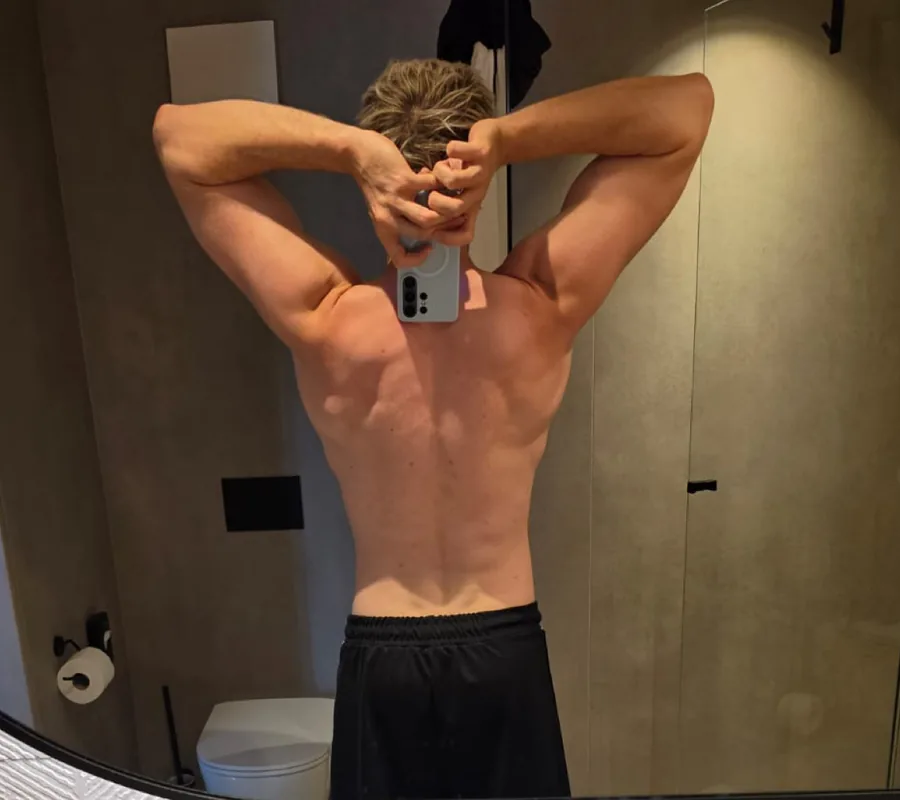 Rücken eines Privatklienten nach dem Coaching bei Marcus Bock